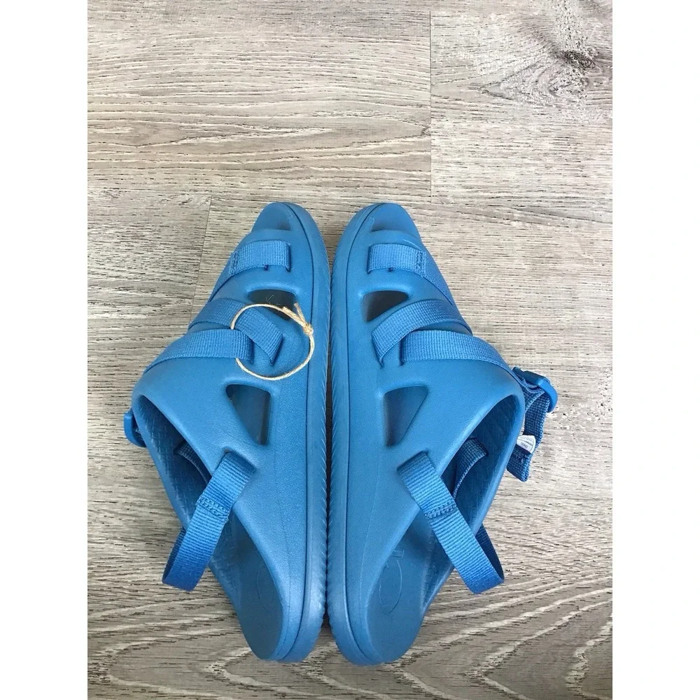 Chaco Ocean Blue Chillos Sport Strappy Adjustable Sandals Kids Size 6